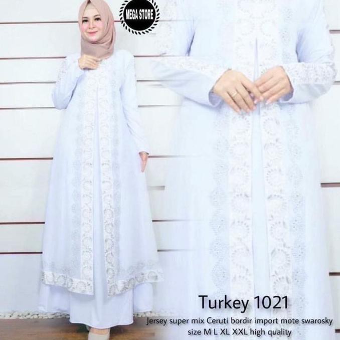 Super Brand Fest Gamis Wanita Muslimah Terbaik Turkey 1021 Comfortable