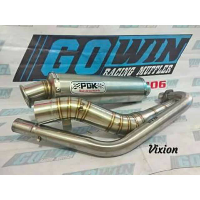 knalpot PDK BULAT UJUNG CINCIN FOR VIXION.FU.BYSON.TIGER.DLL