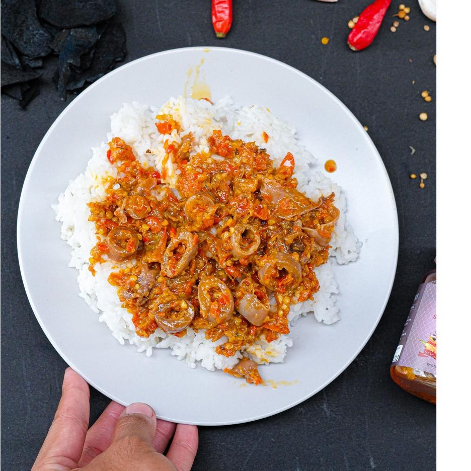 

[KODE YKAZ8] SAMBAL BU DJUI Sambal Curang Cumi Arang Best Seller