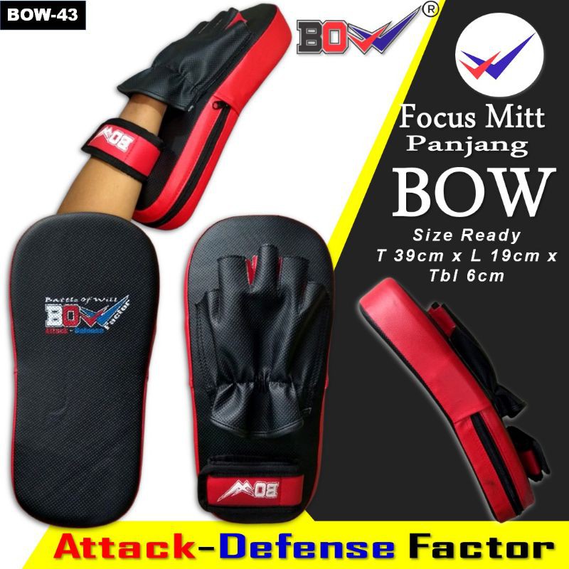 pad boxing focus mitt gloves pet jari panjang sarung tangan target taekwondo karate satuan boxing ar