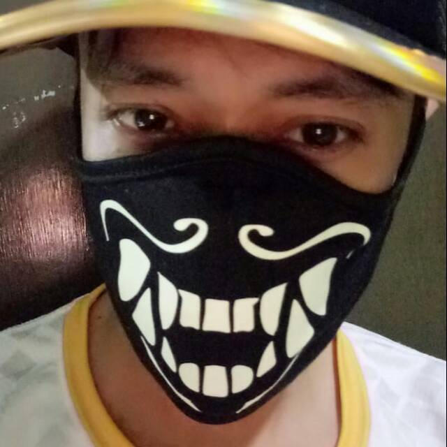 MASKER AKALI K/DA LEAGUE OF LEGENDS GLOW IN THE DARK