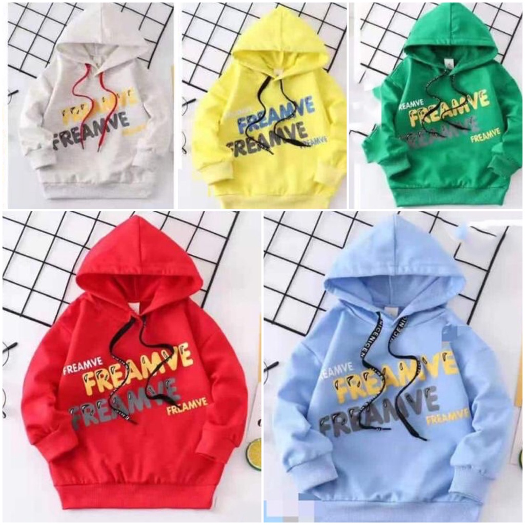 DinoDino HOODIE PULLOVER ANAK LAKI-LAKI MOTIF FASHION FREAMVE JAKET BAYI COWOK UMUR 0 6 BULAN 1 2 3 