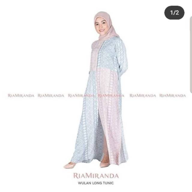 NEW Wulan Long Tunik Ria Miranda size M