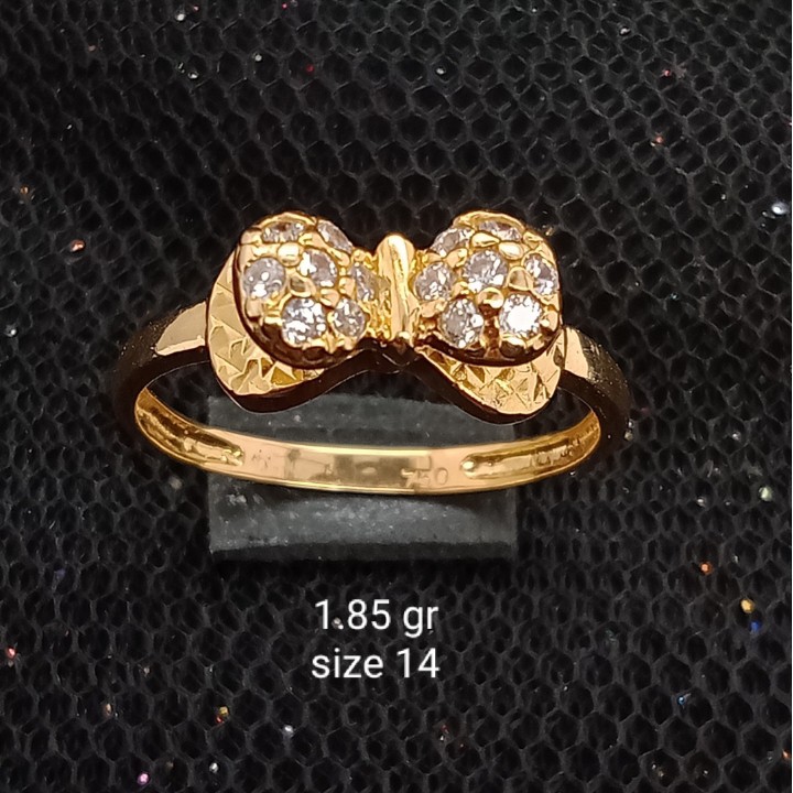 Cincin Emas 17K - 1.85 gr Kadar 750 - CBS100000029