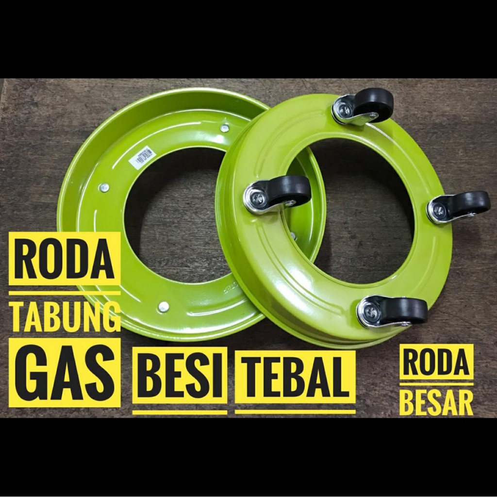 Roda tatakan kaki Besi Tabung Gas Tatakan Roda untuk Gas Elpiji Galon Air