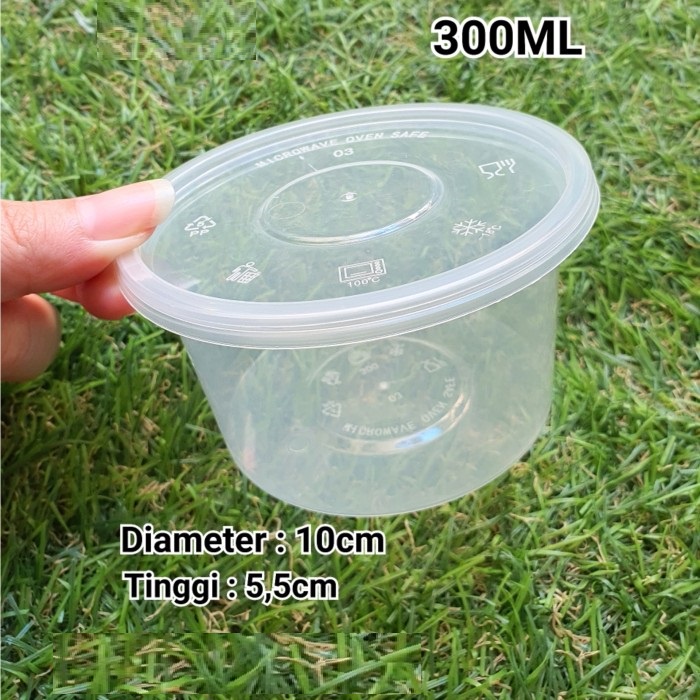 MANGKOK PLASTIK THINWALL (25 PCS) / CUP BOWL THINWALL FOOD GRADE / FOOD CONTAINER / THINWALL BOWL