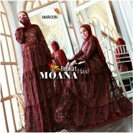 Baju Gamis Muslim Terbaru 2020 2021 Model Baju Pesta Wanita kekinian Bahan Velvet Kondangan remaja