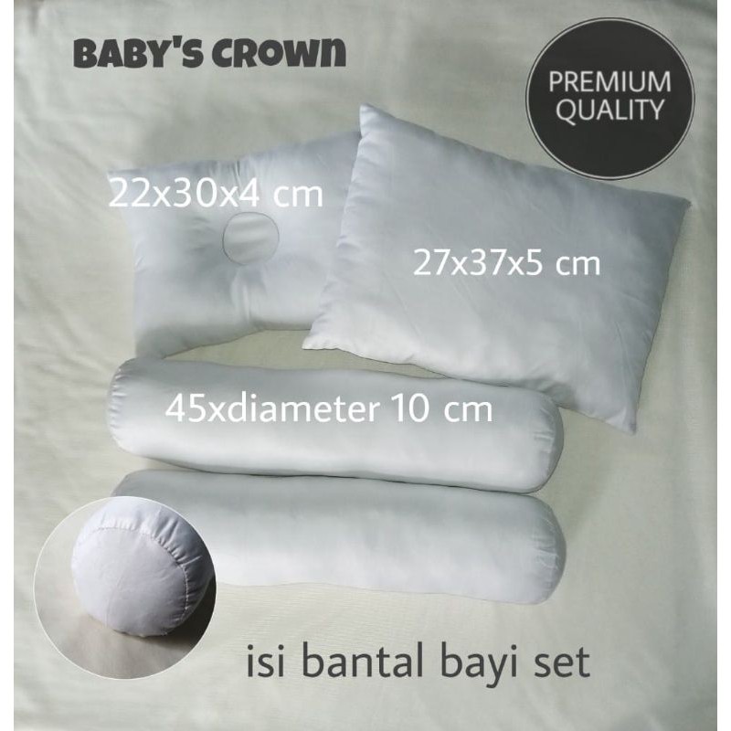 Bantal guling bayi anti peang set 4 in 1  / baby pillow set isi