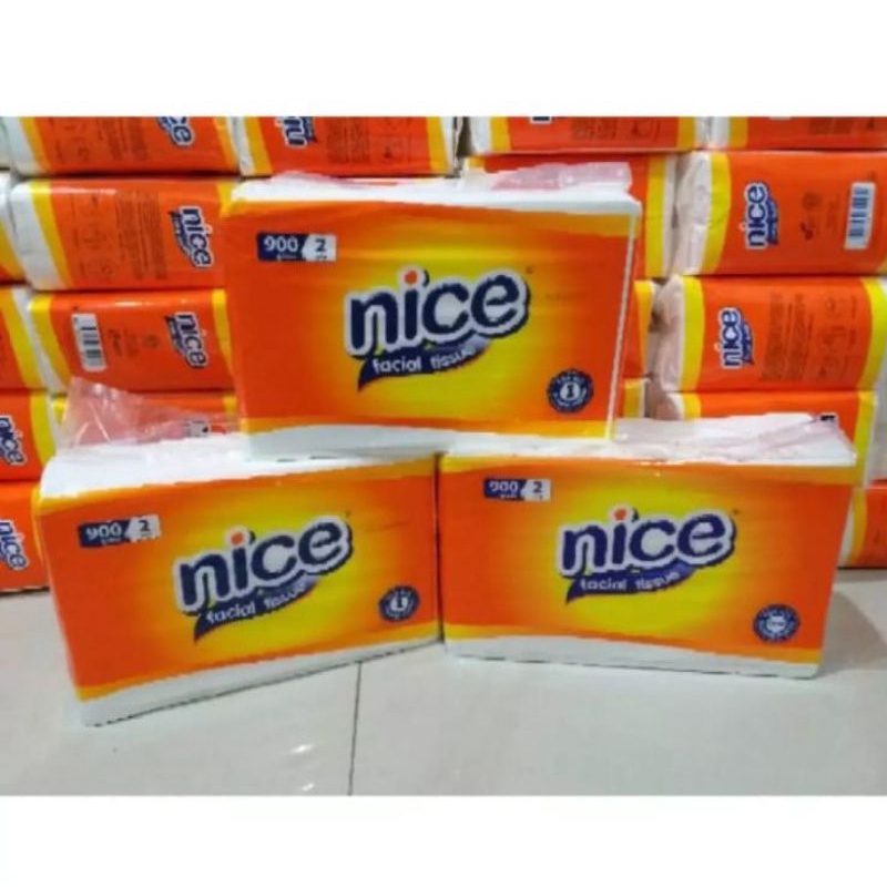 TERMURAH! Tissue Nice / Tisu Nice / Facial Tissue Nice 900gr /tissue  tissu nice/nice 900 gram 2 ply Tissue NICE FACIAL TISSUE 900 GRAM TISU WAJAH Facial 900Gram Nice-4