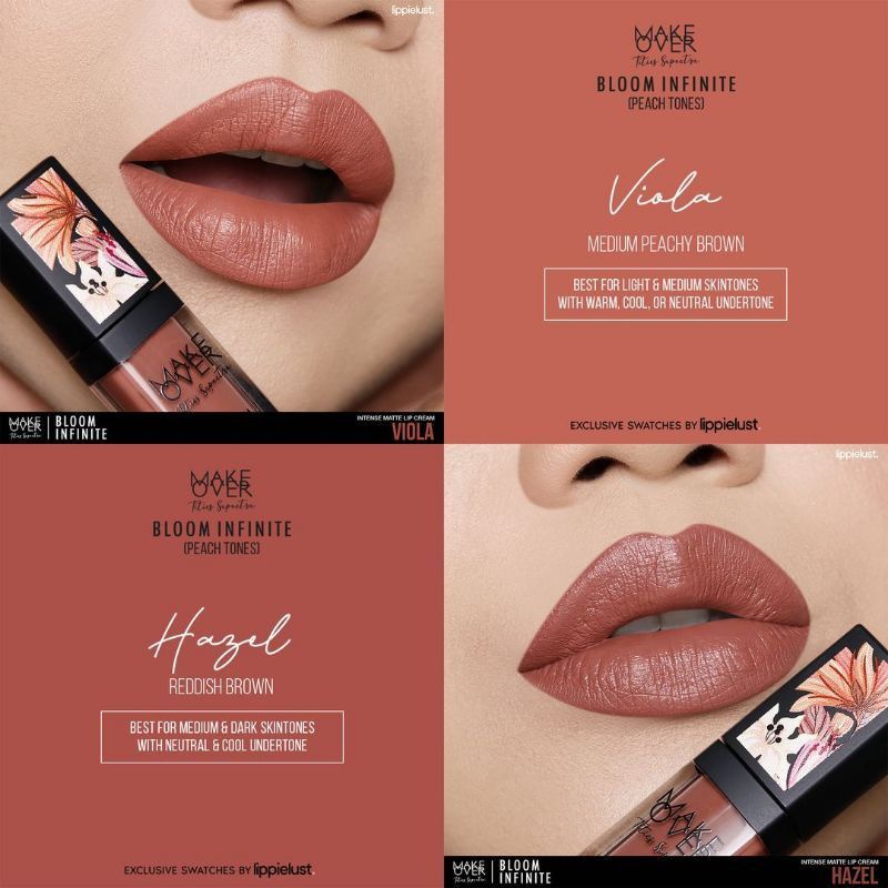 ❤️ MEMEY ❤️ MAKE OVER X Tities Sapoetra Bloom Infinite Intense Matte Lip Cream