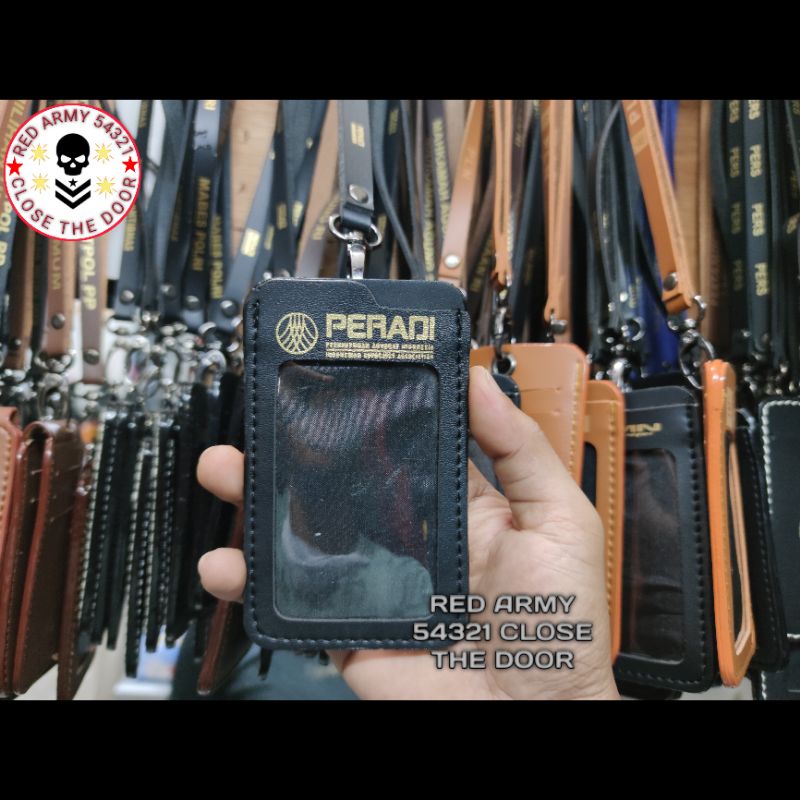 

Holder ID Card / Tali Lanyard Nametag Logo PERADI