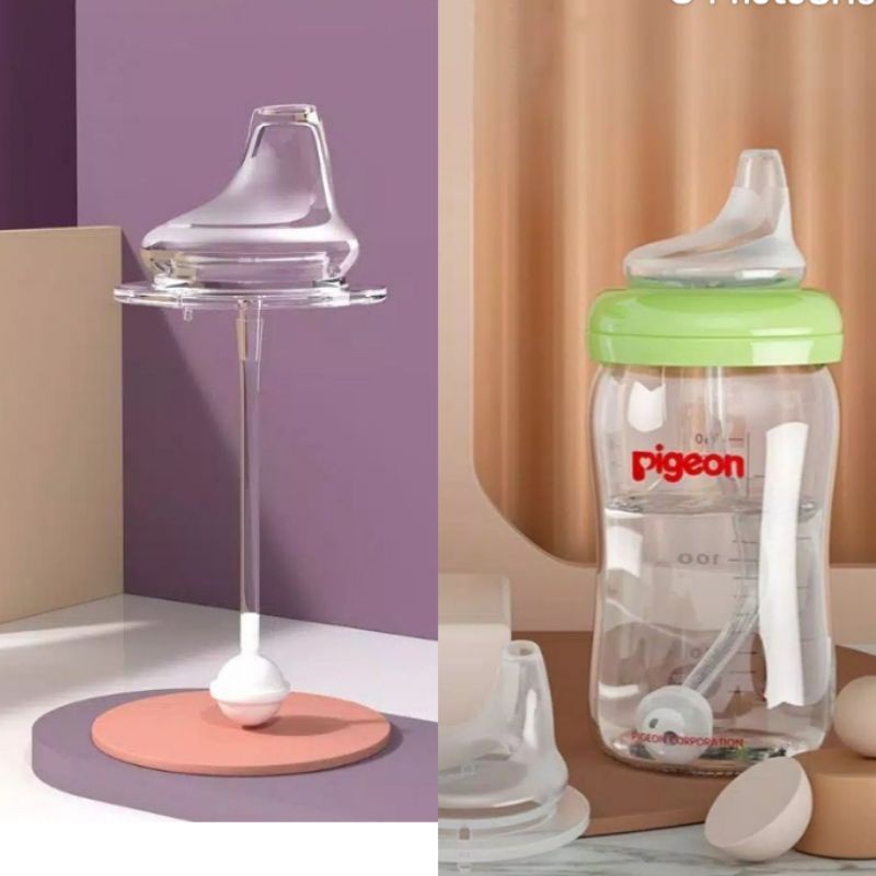 Dot Sedotan Sippy Cup Wideneck SPC103(Tanpa Botol) Untuk Botol Pigeon Wideneck dan Philip Avent Clasic