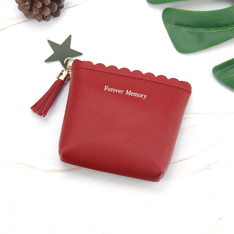 ♥TMALL88♥TMALL88 Dompet Koin Mini Wanita Resleting Import