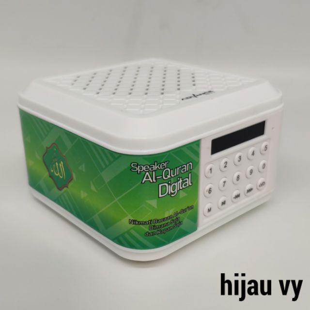 (BISA REQUEST NAMA.) SPEAKER ALQURAN ADVANCE TP600 16GB BLUETOOTH/UST.SOMAD-ADVANCE HIJAU VY