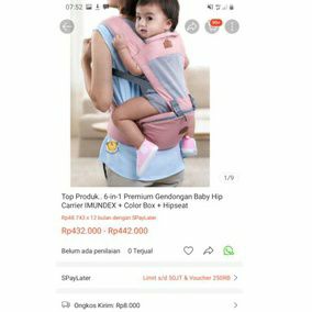 Gendongan hipseat carrier IMUNDEX