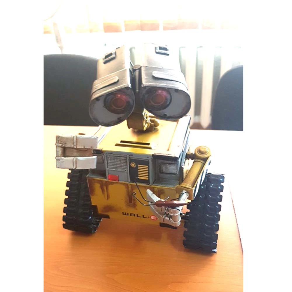 Tercanggih Wall E Robot Movie Model Cold Rolled Steel Metal Action Figure Toy Doll Robote Handmade Shopee Indonesia