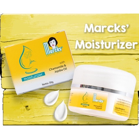 MARCKS Moisturizer With Chamomile &amp; Jojoba Oil - MARCKS Pelembab Wajah - 30gr