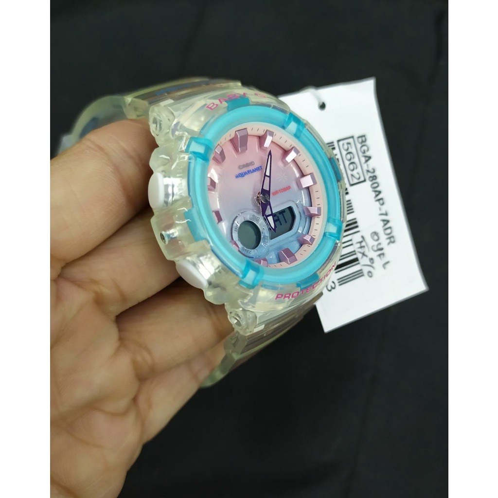 Jam Tangan Wanita Baby-G BGA-280AP-7ADR Original