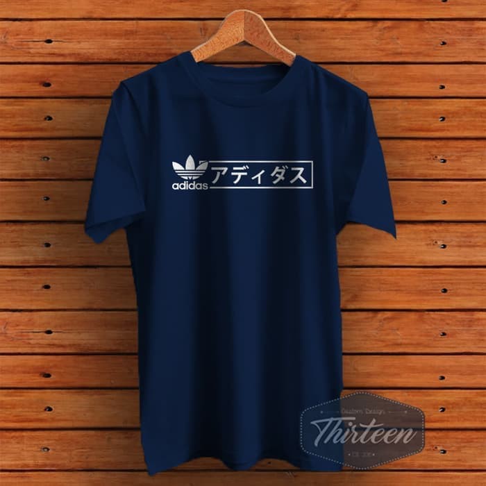 MILIKI KAOS ADIDAS MODEL JEPANG KAOS KATA BAJU DISTRO PRIA FASHION PRIA WANITA