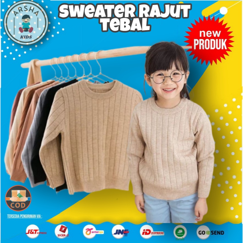 SWEATER RAJUT ANAK ATASAN RAJUT ANAK SWEATER ANAK PEREMPUAN SWITER RAJUT ANAK PEREMPUAN CHIKA