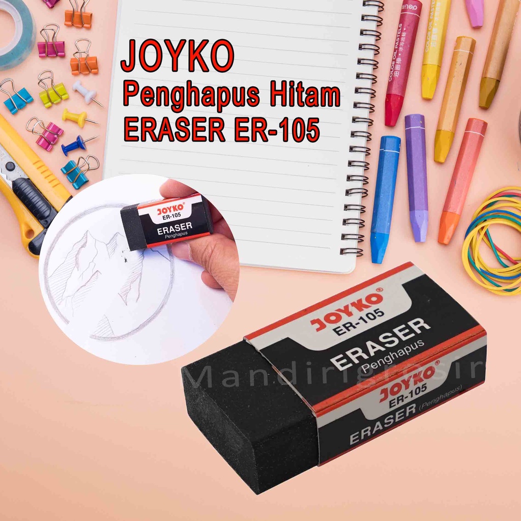 Eraser ER-105 *Joyko * Penghapus * Hitam