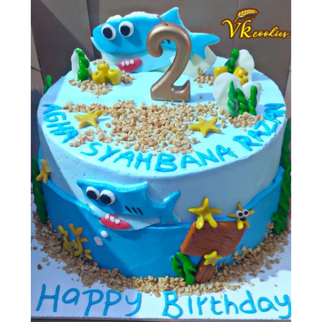 

Kue Ulang Tahun Baby Shark