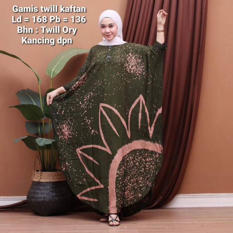 GAMIS KANCING TWILL/GAMIS