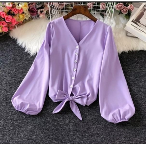 ATASAN WANITA // BLOUSE KEKINIAN // BLOUSE LENGAN BALON 2023