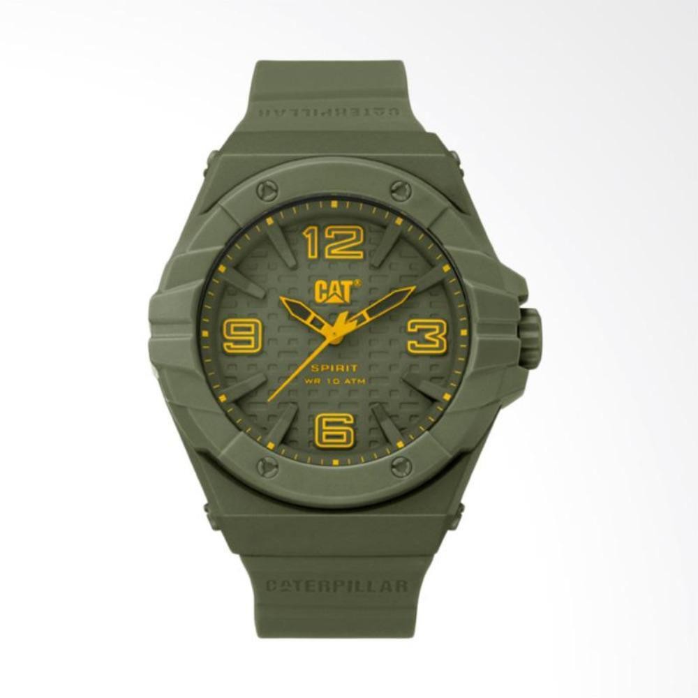 CATERPILLAR CAT LE.111.28.838-Jam Tangan Pria Analog-Original Garansi Resmi-Hijau