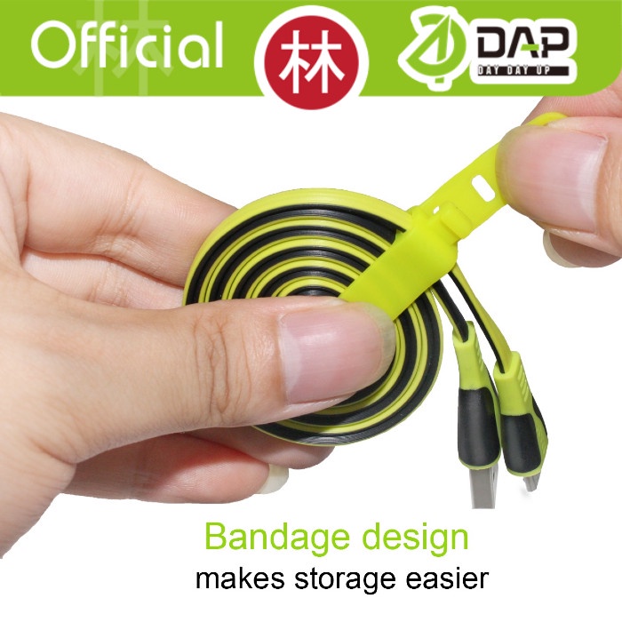 DAP DPM100 Data Cable Micro USB Fast Charge 2.4A - 1 Toples 30 Pcs