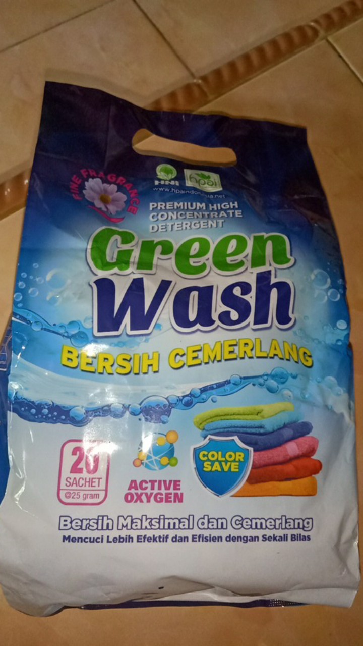 Detergent Ramah Lingkungan Green Wash Hpai