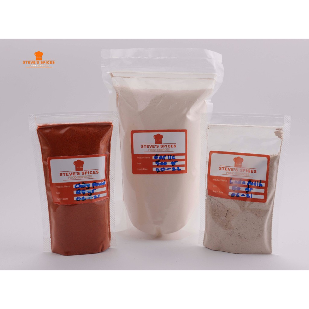 

Paket Bumbu Dasar - Bawang Putih Bubuk, Bubuk Cabai, dan Lada Putih