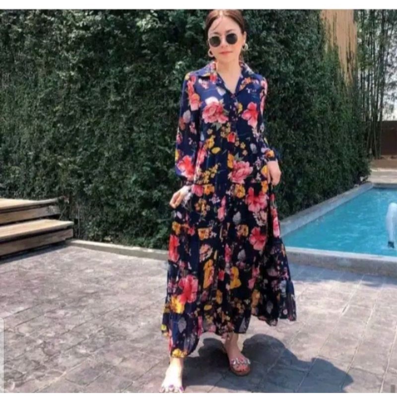 Dress Nagita Premium- Outer Zara Nagita Import Bangkok