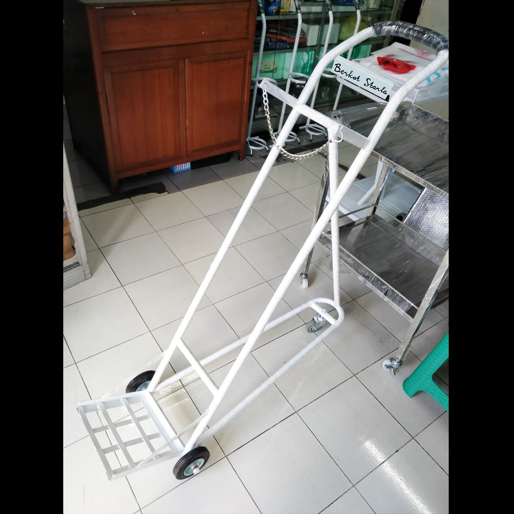 Troli Tabung/Troli Tabung Oksigen/ Troli Tabung Besar 6 m3 (Tanpa Tabung)