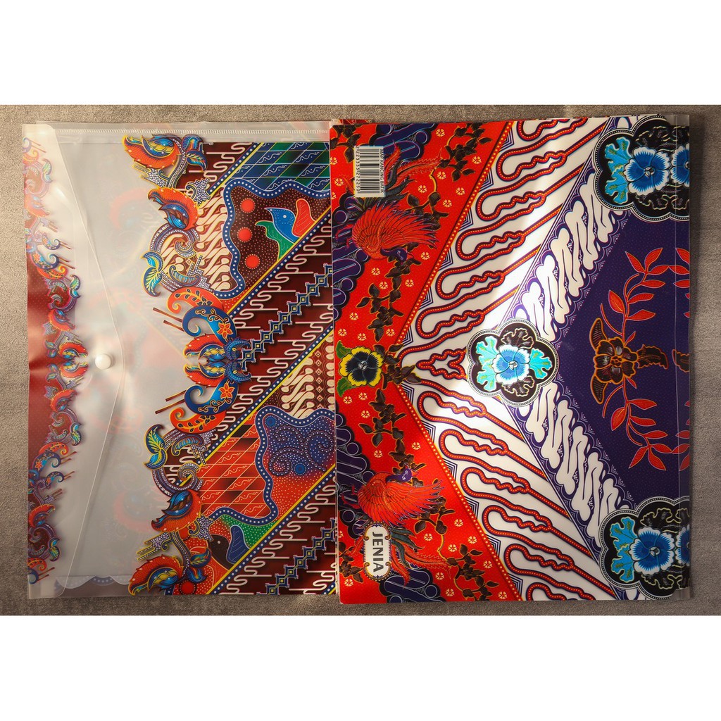 

Map kancing Batik / Map Kancing / Folio Document Bag
