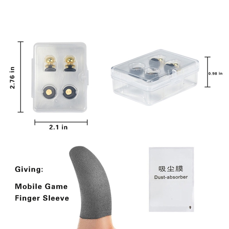 Btsg Mini Game Rocker Controller Gamepad Konduktif Suction Cup Tombol Gamepad Controller Artefak