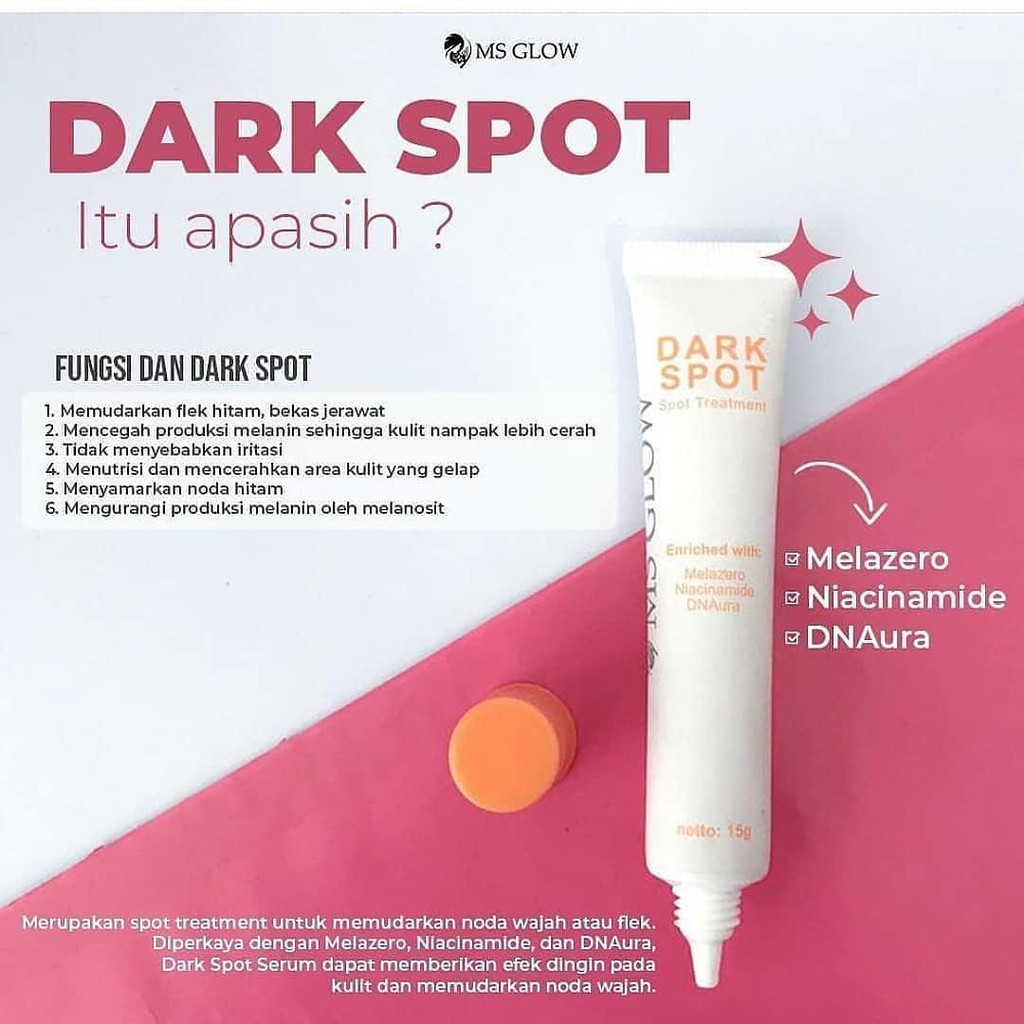 MS GLOW ACNE SPOT / PORE AWAY SPOT TREATMENT / DARK SPOT SERUM