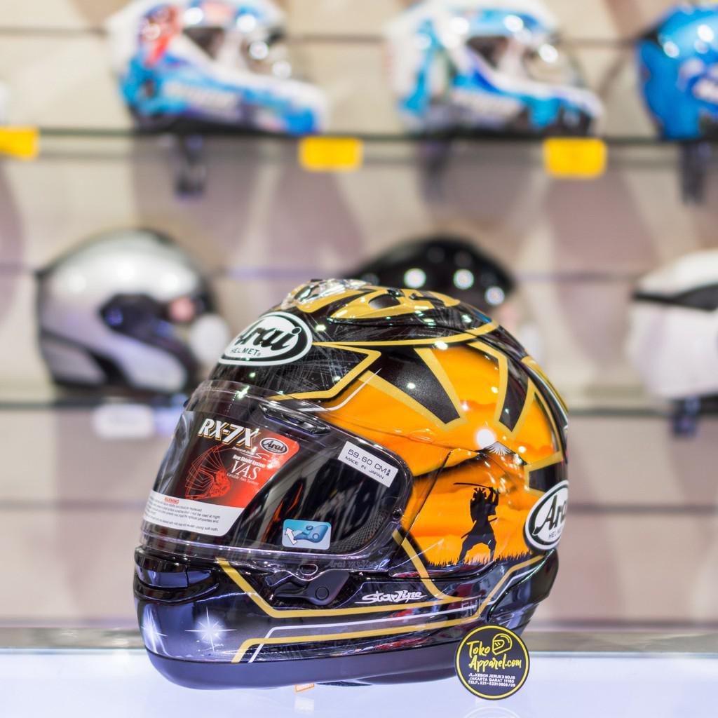 harga helm arai rx7x pedrosa