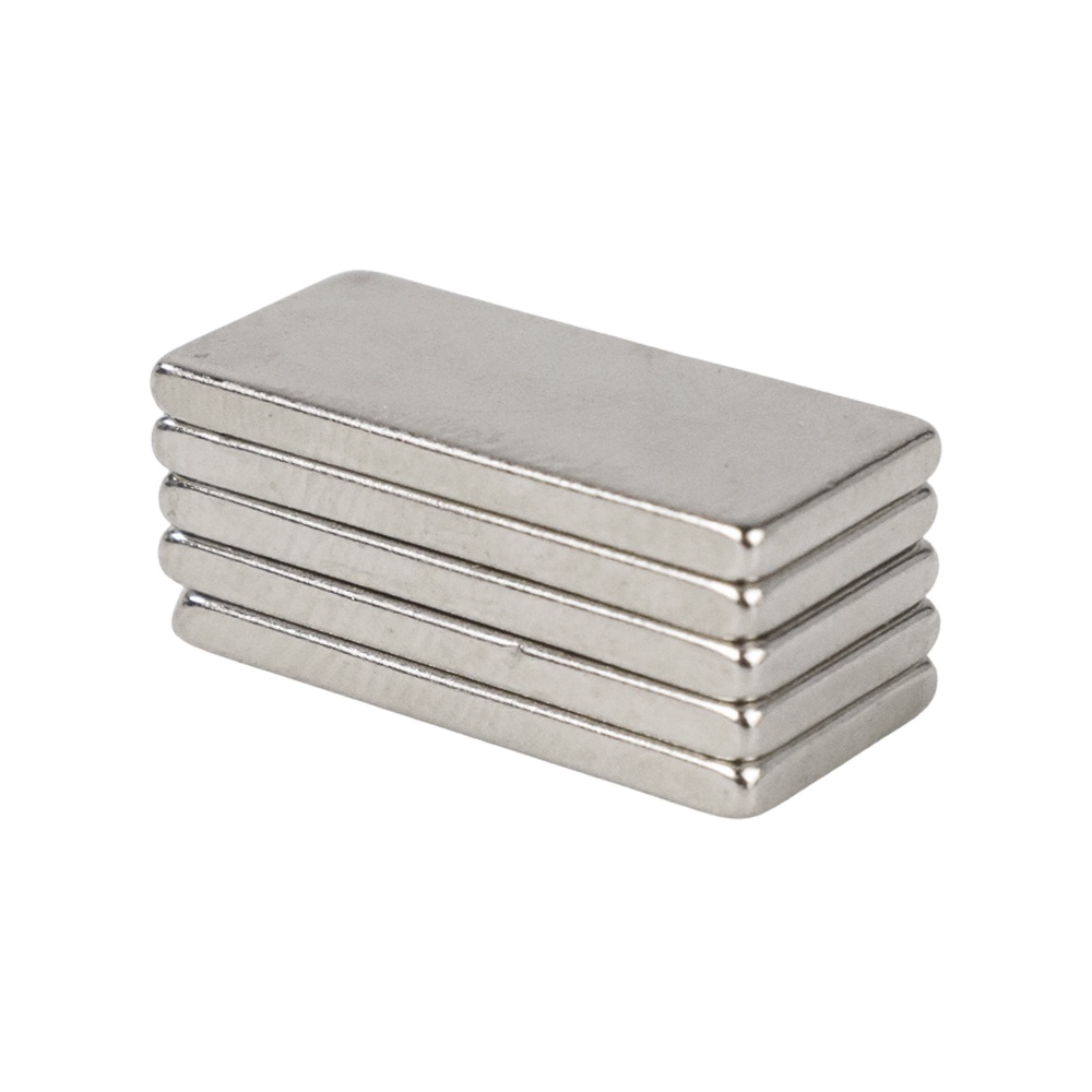 

Taffware Strong Neodymium Magnet NdFeB Cuboid N35 5 PCS - D22 - Silver