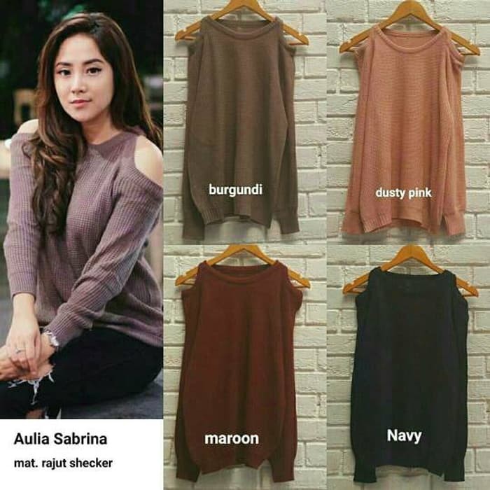 AULIA SABRINA - baju rajut wanita