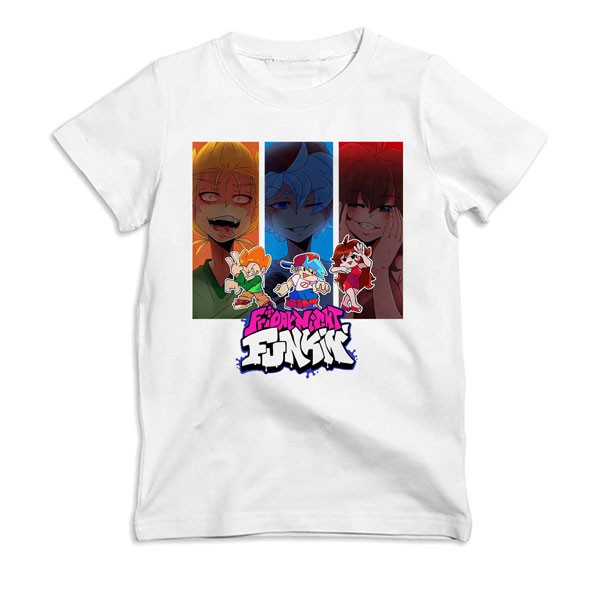Kaos Baju Anak Friday Night Funkin Pico Boyfriend Girlfriend
