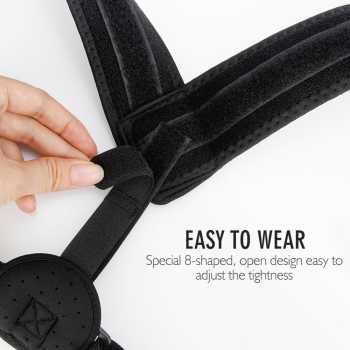 Tali Korektor Postur Punggung Body Harness Belt 90-110cm Size L / Korset Postur Punggung Sabuk Penyangga Punggung Bungkuk / Alat Penegak Punggung Bungkuk Penyangga Tulang Belakang / Korset Tali Body Korset Penegak Punggung Memperbaiki Tulang Belakang