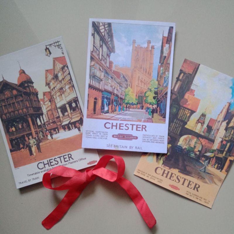 

Postcard Set British Railways - Old Chester (Kartu Pos)