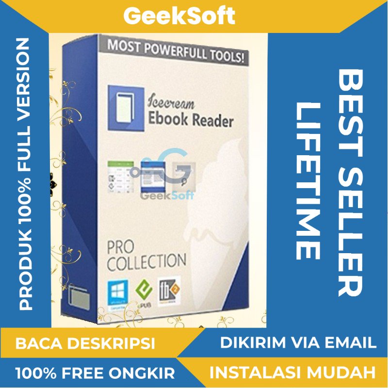 [FULL VERSION] IceCream Ebook Reader Pro 5 Software - GARANSI AKTIVASI