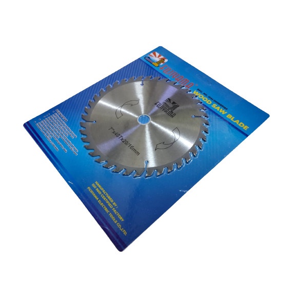 MATA CIRCULAR SAW 7" X 40T FUJIYAMA/ WOOD SAW/ MATA GERGAJI KAYU /MATA CIRGULAR SAW /MATA CIRCULAR SAW MATA GERGAJI KAYU TIPIS 7 INCH X 40T CIRCULAR SAW BLADE BERKUALITAS HIGH QUALITY