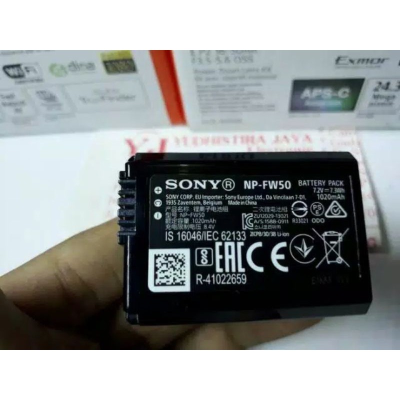 SONY NP-FW50 Baterai For Mirrorless ORIGINAL ex display