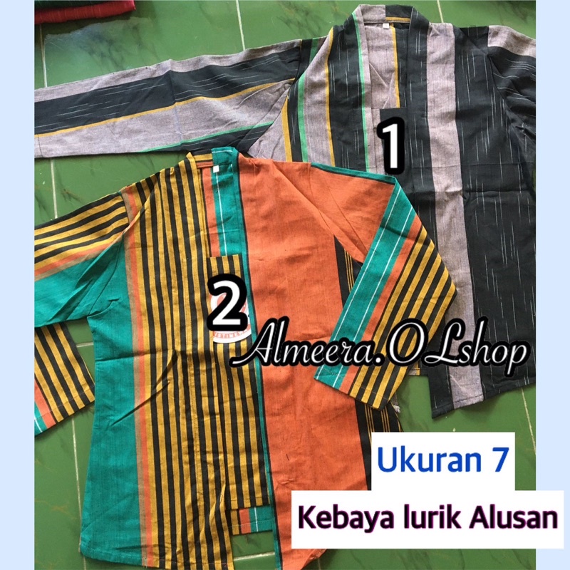 kebaya anak lurik alusan raja keong istimewa
