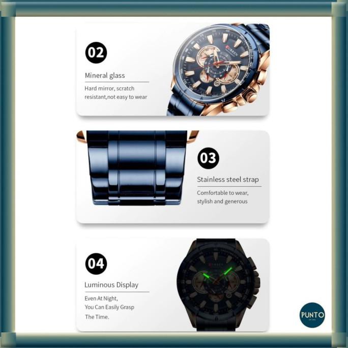 Jam Tangan Pria Curren 8363 Chrono Aktif Mampiryuk99