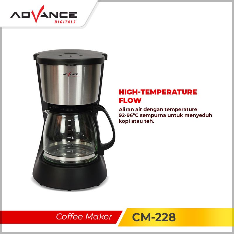 Advance Mesin Kopi Seduh Instant / Coffee Maker CM 228