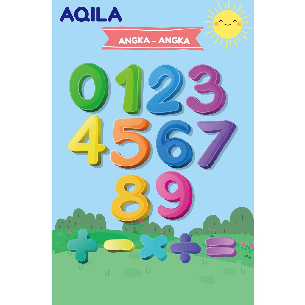 

HURUF HIJAIYAH / ANGKA / EDUKASI ANAK + CUSTOM NAMA DAN FOTO